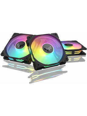 Корпусний вентилятор Asus TUF Gaming TR120 ARGB Triple Pack (90DA0090-B09020) Black