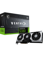 MSI NVIDIA GeForce RTX 5080 VENTUS 3X OC 16GB/GDDR7 (256bit) (RTX 5080 16G VENTUS 3X OC)