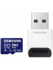 Карта пам'яті Samsung Pro Plus 512 ГБ UHS-I U3 microSD 512GB UHS-I U3 + SD-adapter (MB-MD512SB/WW)