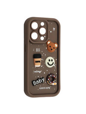 Чохол HAPPY Donut Case для Apple iPhone 16 Pro Max Brown Brown (6948201753)