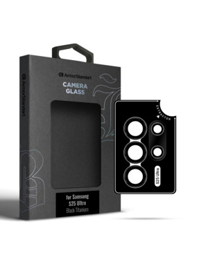 Захисне скло інше ArmorStandart Supreme Black Icon для Samsung S25 Ultra глянсове (ARM83222) Black Titanium
