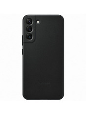 Чохол Samsung Leather Cover для Samsung Galaxy S906 S22+ Black Black (EF-VS906LBEGRU)