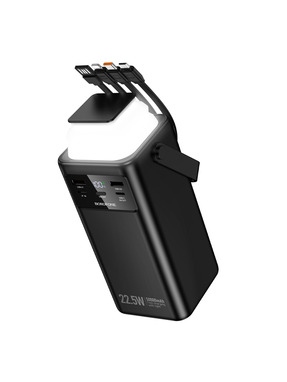 Павербанк Borofone BJ65A High 1xUSB-C + 2xUSB-A 22,5W 50000mAh Black