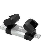 USB накопичувач Silicon Power Mobile C51 256GB Silver (SP256GBUC3C51V1S) 256 ГБ