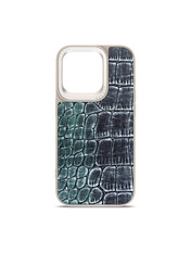 Чохол Harder Glamorous Croco  для Apple iPhone 15 Pro Grey