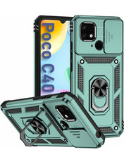 Чохол BeCover Military для Xiaomi Redmi 10C/Poco C40 Dark Green Dark Green (708204)