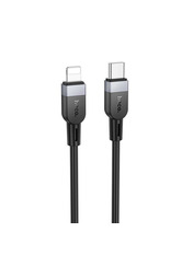 Кабель синхронізації Hoco X109 Silicone Type-C to Lightning Black 2 27W 2m Black