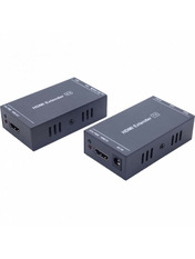 Кабель передачі відео Cablexpert DEX-HDMI HDMI (F) to LAN (F) 60m Gray (DEX-HDMI-02)