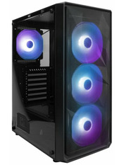 Корпус 1stPlayer FD3-BK-4F7 Midi-Tower Black (FD3-BK-4F7)