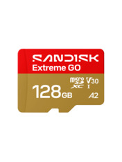 Карта пам'яті SanDisk Extreme Go 128 ГБ Ні UHS-I U3 microSDXC 128GB UHS-I U3 (SDSQXGN-128G-GN6MN)