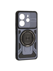 Чохол Protective Ring MagSafe для Xiaomi Redmi Note 14 4G Blue