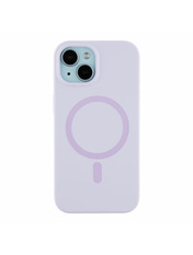 Чохол Clear Case with MagSafe для Apple iPhone 15 Light Purple