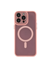 Чохол Magnetic Matte Camera Lens with Magsafe для Apple iPhone 15 Pro Max Pink Pink (6948257103)