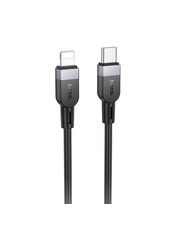 Кабель синхронізації Hoco X109 Silicone Type-C to Lightning Black 1 27W 1m Black