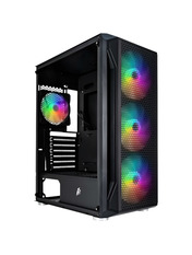 Корпус 1stPlayer X5-BK-4F1 Midi-Tower 750W Midi-Tower Black (X5-BK-4F1-PS-750FK-EU)