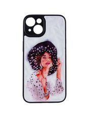 Чохол Prisma Ladies для Apple iPhone 14 Girl in a hat