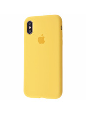 Чохол Silicone Case Full Aquarelle для Apple iPhone XS Max Yellow