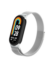 ArmorStandart Milanese Magnetic Xiaomi Smart Band 10/9/8 Сріблястий Silver (ARM86892)