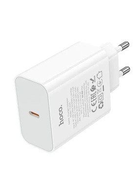 Мережевий зарядний пристрій Hoco C162A Source (1 USB-C) 40W White
