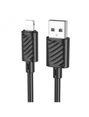 Кабель синхронізації Hoco X88 Magic Silicone USB to Lightning Black 1m Black