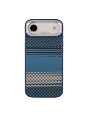 Чохол Kajsa Resort Collection Gradient Stripe with MagSafe O-Ring для Apple iPhone 17 Air Blue (6918740532)
