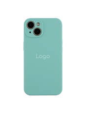 Чохол Silicone Case Full Size with Frame для Apple iPhone 15 Sea Blue Sea Blue (6902718354)