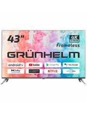 Телевізор Grunhelm 700 43" 43" Smart TV Black (43U700-GA11V) Black