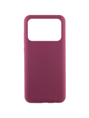 Чохол Silicone Cover Silicone Case (HC) для Xiaomi Poco X6 Pro Plum