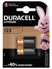 Батарейка Duracell CR123A Alkaline 2 2шт (5006921)