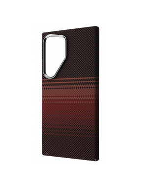 Чохол Wave Gleam Case with Magnetic Ring для Samsung Galaxy S928 S24 Ultra Gold Stripes (6945820173)