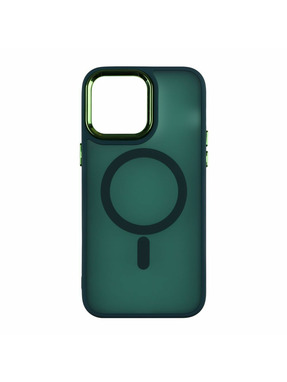 Чохол Space Magnetic Color with Magsafe для Apple iPhone 15 Green (6982013574)