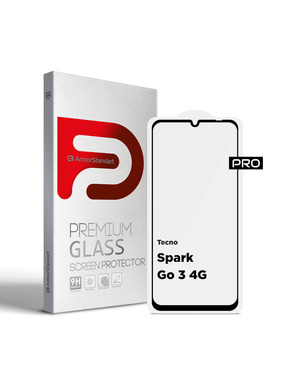 Захисне скло ArmorStandart Pro для Tecno Spark Go 3 глянсове (ARM91003) Black