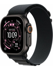 Смарт-годинник Apple Watch Ultra 3 Black 49mm Cellular Black Titanium Case with Black Alpine Loop M (MF0V4)