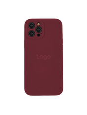 Чохол Silicone Case Full Size with Frame для Apple iPhone 12 Pro Plum Plum (6983415720)
