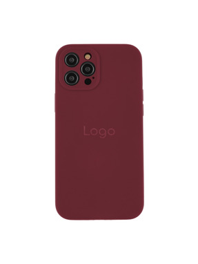 Чохол Silicone Case Full Size with Frame для Apple iPhone 12 Pro Plum (6983415720)