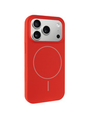 Чохол Silk Full Protective (AA) NO LOGO with Magnetic Fit для Apple iPhone 17 Pro Max Red Red (6948105732)