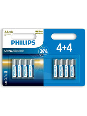 Батарейка Philips Ultra Alkaline AA Alkaline 8 8шт (LR6E8B/10)