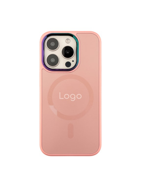 Чохол AG-Glass Chrome Camera with Magsafe для Apple iPhone 14 Pro Max Pink Sand (6972019845)