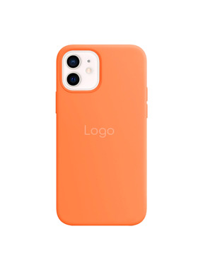 Чохол Silicone Case with MagSafe для Apple iPhone 12/12 Pro Kumquat (6903481725)