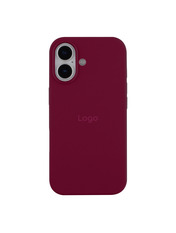 Чохол Silicone Case Full Aquarelle для Apple iPhone 17 Maroon
