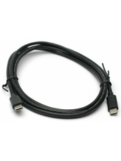 Кабель синхронізації PowerPlant Type-C to Type-C Black 60W 1,5m Black (KD00AS1256)