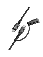 Кабель синхронізації Hoco U142 2-in-1 magnetic USB to Type-C Black 1 Ні 240W 1m Black