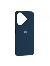 Чохол Silicone Case Silicone Case Full Aquarelle для Xiaomi Redmi 13/Poco M6 4G Navy Blue
