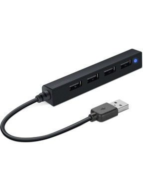 USB-хаб SPEEDLINK SL-140000-BK USB-A (4xUSB 2.0) Black (SL-140000-BK)