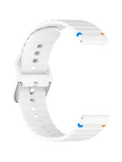 BeCover Ribbed Tape (20mm) Huawei Watch GT 3 (42mm) Білий White