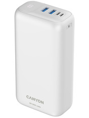 Павербанк Canyon PB-301 1xUSB-C + 2xUSB-A White 20W 30000mAh White (CNE-CPB301W) 20 30000