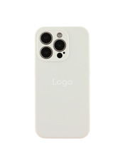 Чохол Silicone Case Full Size with Frame для Apple iPhone 15 Pro Max White White (6927841053)