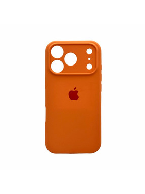Чохол Silicone Case Full Size with Frame для Apple iPhone 17 Pro Max Papaya (6948072316)