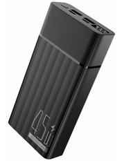 Павербанк YENKEE YPB 2145 1xUSB-C + 2xUSB-A 20000 Black 45 45W 20000mAh Black (37000116)