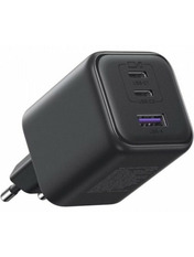 Мережевий зарядний пристрій Ugreen X527 PD GaN (1 USB-A + 2 USB-C) 45W Grey (65156B)